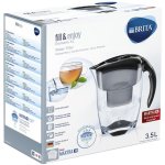Carafe filtrante 3, 5l noire avec cartouche maxtra + - 1024031