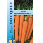 Carotte nantaise amliore - 3 - les graines bocquet - 7g