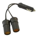 Carponit prise allume - cigare double - 10ah 12 v - noir Carponit prise allume - cigare double - 10ah 12 v - noir