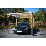 Carport autoclav toit plat 14. 91m2