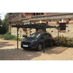 Carport mistral - surface hors tout 15, 30m² - gris anthracite Carport mistral - surface hors tout 15, 30m² - gris anthracite