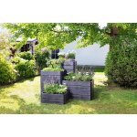 Carr potager ergo quadro l imitation bois 25 x 80 x 80 cm