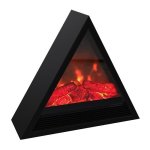 Carrera kheops 1800 watts cheminee electrique pyramidale decorative et chauffage dappoint