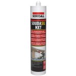 Cartouche de mastic silicone neutre soudal 300ml transparent