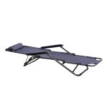 Chaise longue pliable bain de soleil transat de relaxation dossier inclinable avec repose - pied polyester ... Chaise longue pliable bain de soleil transat de relaxation dossier inclinable avec repose - pied polyester ...