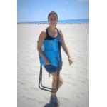 Chaise de plage pliable bleu turquoise - o?beach - dimensions : 58 x 47 x 61 cm Chaise de plage pliable bleu turquoise - o?beach - dimensions : 58 x 47 x 61 cm