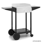 Chariot pour plancha noir - choa45