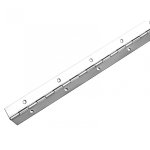Charnière piano inox pour meuble, l. 600 x l. 32 mm Charnière piano inox pour meuble, l. 600 x l. 32 mm