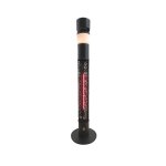 Chauffage radiant d'extrieur 1500w + haut - parleur + lumire led - patio music