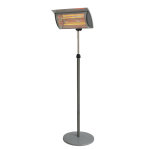Parasol chauffant lectrique verone gris