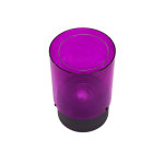 Chemine bio de table avec 2 cristaux cylindriques