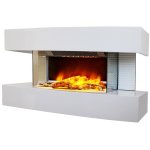 Cheminée Électrique 2000w blanc - lounge medium blanc Cheminée Électrique 2000w blanc - lounge medium blanc