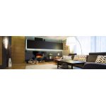 Cheminée Électrique 2000w noir - lounge medium noir Cheminée Électrique 2000w noir - lounge medium noir