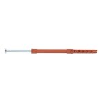 Cheville plastique pour ossature et cadre tete fraisee w - ur 10, vis acier zingu qte 50 pc