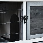 Clapier  lapin cage  lapin 2 tages 3 portes verrouillables plateau coulissant rampe et toit ouvrant ...