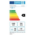 Climatiseur mobile 2640w 28m2 avec kit fentre - ac280kt