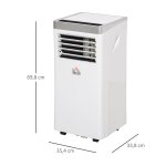 Climatiseur portable 9. 000 btu / h - ventilateur, d�shumidificateur - r�frig�rant naturel r290 - t�l�commande ...