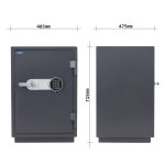 Coffre fort ignifuge rottner sydney 65 serrure �lectronique