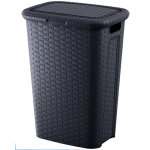 Coffre  linge imitation osier 53l