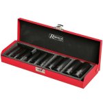 Coffret de 10 douilles hexagonales 6 pans 1 / 2