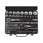 Coffret de douilles et cliquets 1 / 4 pouce et 1 / 2 pouce - 59 pieces 1 / 41 / 2