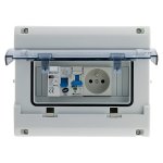 Coffret lectrique tanche ip65 8 modules quip livr avec accessoires - zenitech