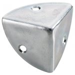 Coin de valise � visser acier zingu� hettich, l. 36 mm