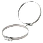 Collier de serrage inox 70 À 90 mm 2pcs Collier de serrage inox 70 À 90 mm 2pcs
