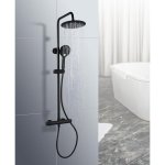 Colonne de douche noire thermostatique atik Colonne de douche noire thermostatique atik
