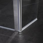 Combi paroi de douche walk in 90 + 30x195 + walk in 80x195