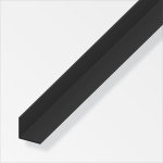 Cornière égale pvc noir 20x20mmx1m Cornière égale pvc noir 20x20mmx1m