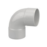 Coude gouttire pvc ff 8730 dn80 couleur gris clair