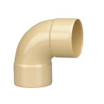 Coude gouttire pvc ff 8730 dn80 couleur sable