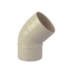 Coude gouttire pvc mf 45 dn80 couleur sable