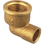 Coude laiton femelle Ø 12 mm - 15x21 mm Coude laiton femelle Ø 12 mm - 15x21 mm