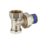 Coude de rglage radiateur1 / 2 nickel