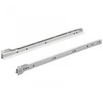 Coulisse pour tiroir � galets, hettich 20 kg l. 60 cm
