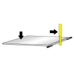 Coupe verre en laiton  molette