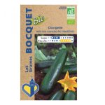 Courgette verte non coureuse des marachers bio - certifie ecocert fr - bio - 01 - les graines bocquet ...