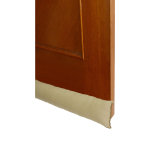Coussin de porte rond beige