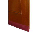 Coussin de porte rond rouge