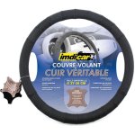 Couvre volant cuir de 37 À 39 cm imdicar Couvre volant cuir de 37 À 39 cm imdicar