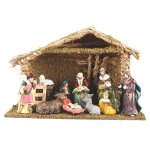 Creche et 10 santons