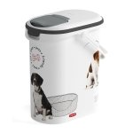 Curver verseuse a croquettes love pets 4 kg - blanc - pour chien