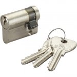 Cylindre de serrure bricard alpha l. 30 + 10 mm