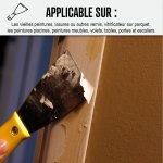 Dcapant bois : produit dcapant peinture et vernis - arcadecap bois - gel - 1 l - arcane industries