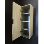 Demi - colonne  suspendre robin - l30cm - chne clair - mlamin - livr en kit