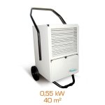 Deshumidificateur d'air industriel rexair qd pro 30c - 0, 55kw - 40m