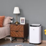 Dshumidificateur portable lectrique silencieux 360 w capacit max. rservoir 8 l vacuation continue ...