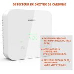 Dtecteur combin de dioxyde de carbone (co2), de temprature, et d'humidit - evacuate eva035767